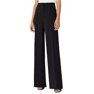 Ann Taylor Black Wide-Leg Trousers